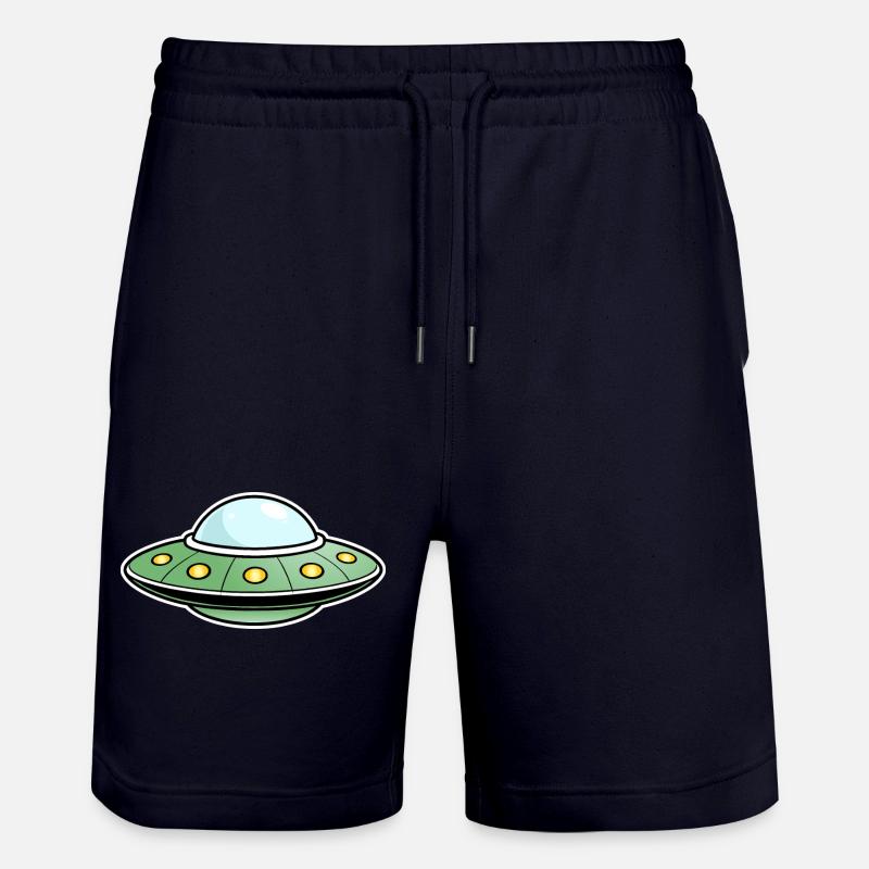 Vert OVNI - Short de jogging bio TRAINER Stanley/Stella unisexe - marine foncé