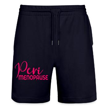 Ménopause Femmes Périménopause - Short de jogging bio TRAINER Stanley/Stella unisexe - marine foncé - Devant - Nik (191cm) & Marisol (170cm)