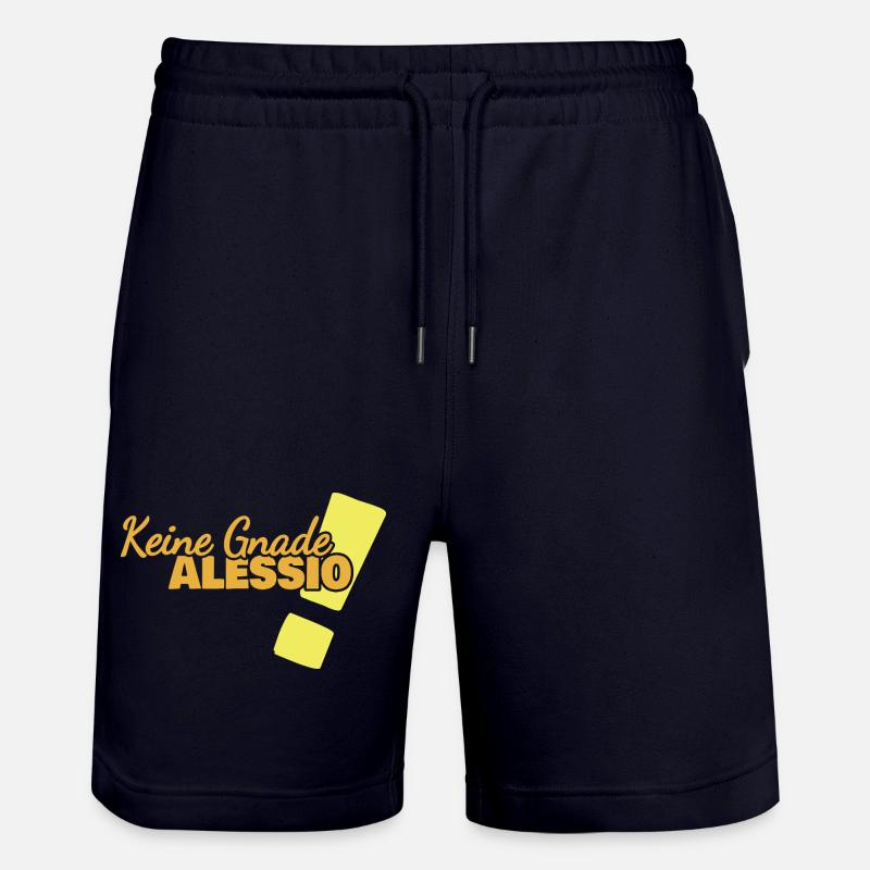 Spruch Alessio - Stanley/Stella Unisex Bio Joggingshorts Trainer  - Dark navy