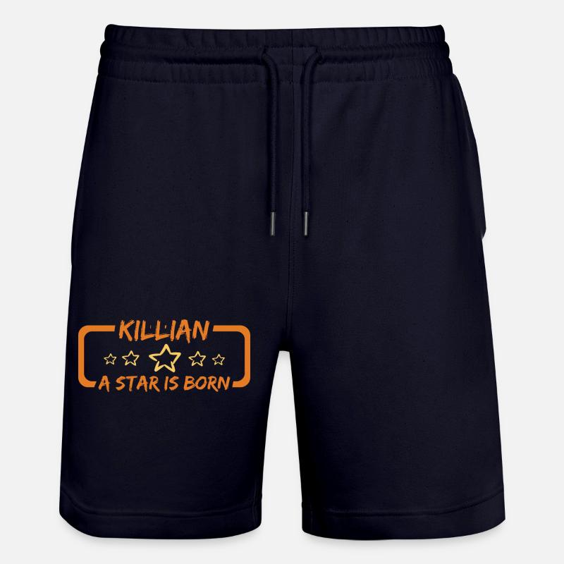 Killian: A Star Is Born - Stanley/Stella Trainer Unisex Organic Jogging Shorts - dark navy