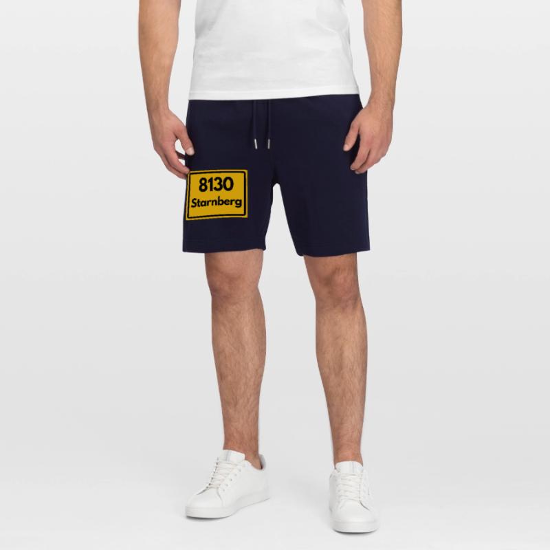 OLD POSTCODE POSTCODE RETRO 8130 STARNBERG HEIMAT Stanley/Stella Trainer Unisex Organic Jogging Shorts