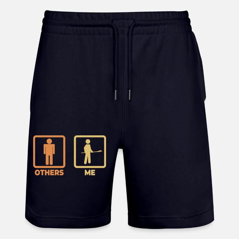 Bonshommes bâtons de boulanger - Short de jogging bio TRAINER Stanley/Stella unisexe - marine foncé