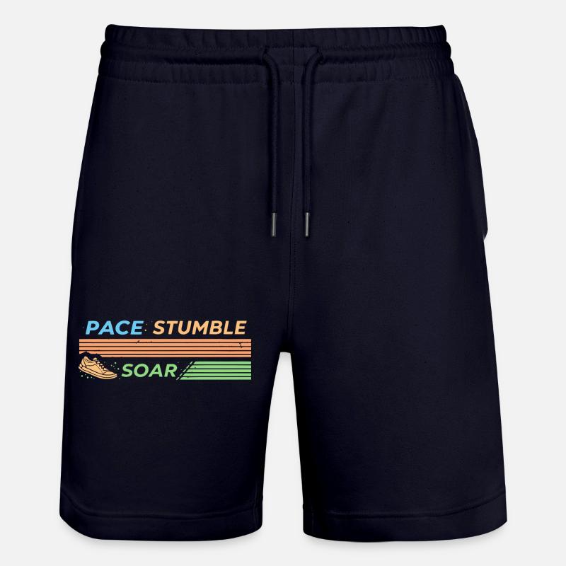 PACE STUMBLE SOAR - Short de jogging bio TRAINER Stanley/Stella unisexe - marine foncé