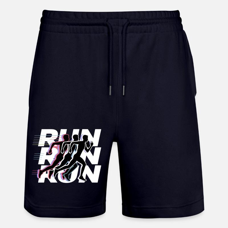 Silhouettes de course - Short de jogging bio TRAINER Stanley/Stella unisexe - marine foncé