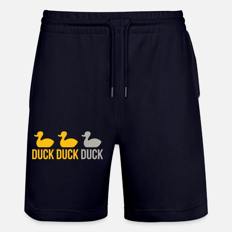 Tri-Duck Wiederholungsemblem - Stanley/Stella Unisex Bio Joggingshorts Trainer - Dark navy