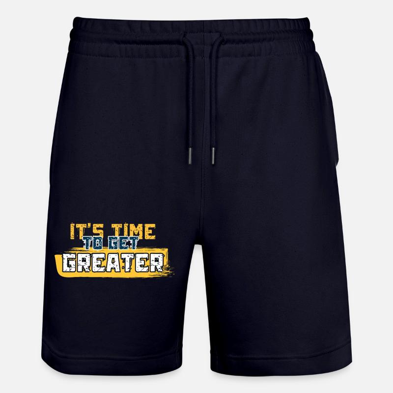 It's Time to Get Greater - Short de jogging bio TRAINER Stanley/Stella unisexe - marine foncé