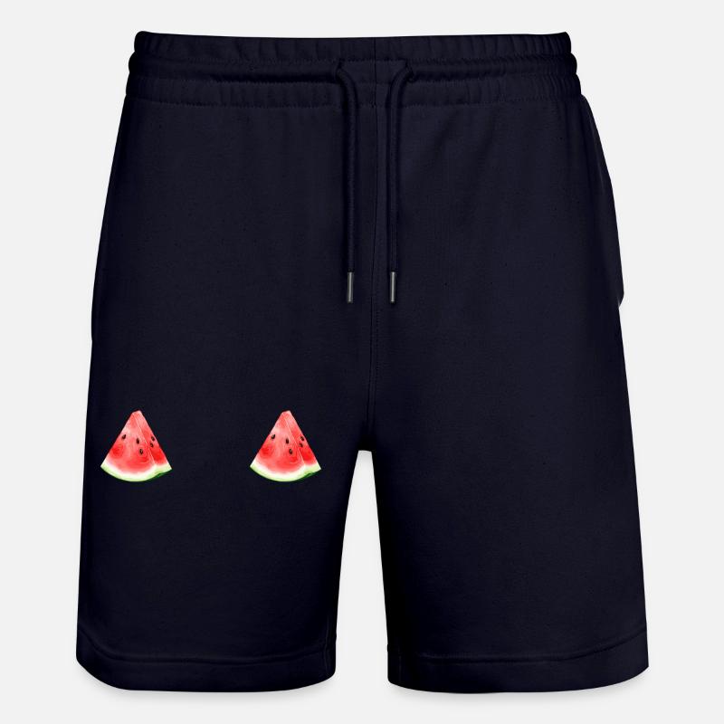 Pastèque pastèque  - Short de jogging bio TRAINER Stanley/Stella unisexe - marine foncé