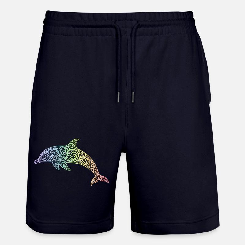 Delfin - Stanley/Stella Unisex Bio Joggingshorts Trainer - Dark navy