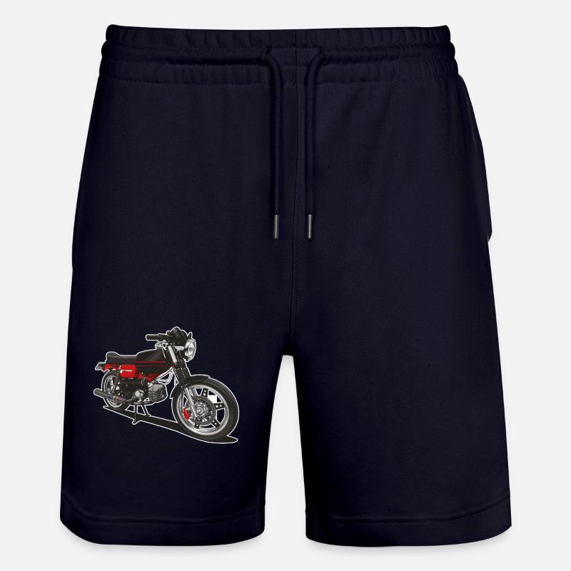 Illustration // Mobylette - Short de jogging bio TRAINER Stanley/Stella unisexe - marine foncé