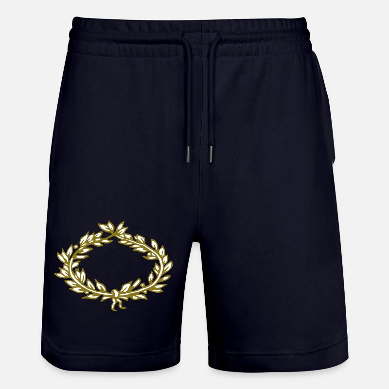 Laurels - Stanley/Stella Trainer Unisex Organic Jogging Shorts - dark navy