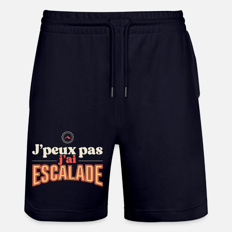 J'peux pas j'ai Escalade - Short de jogging bio TRAINER Stanley/Stella unisexe - marine foncé