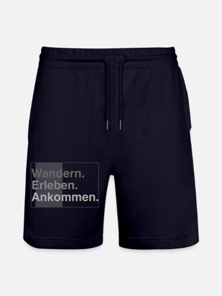 Wandern erleben - Stanley/Stella Unisex Bio Joggingshorts Trainer  - Dark navy