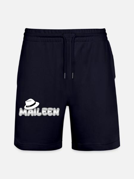 First name Maileen - Stanley/Stella Trainer Unisex Organic Jogging Shorts - dark navy