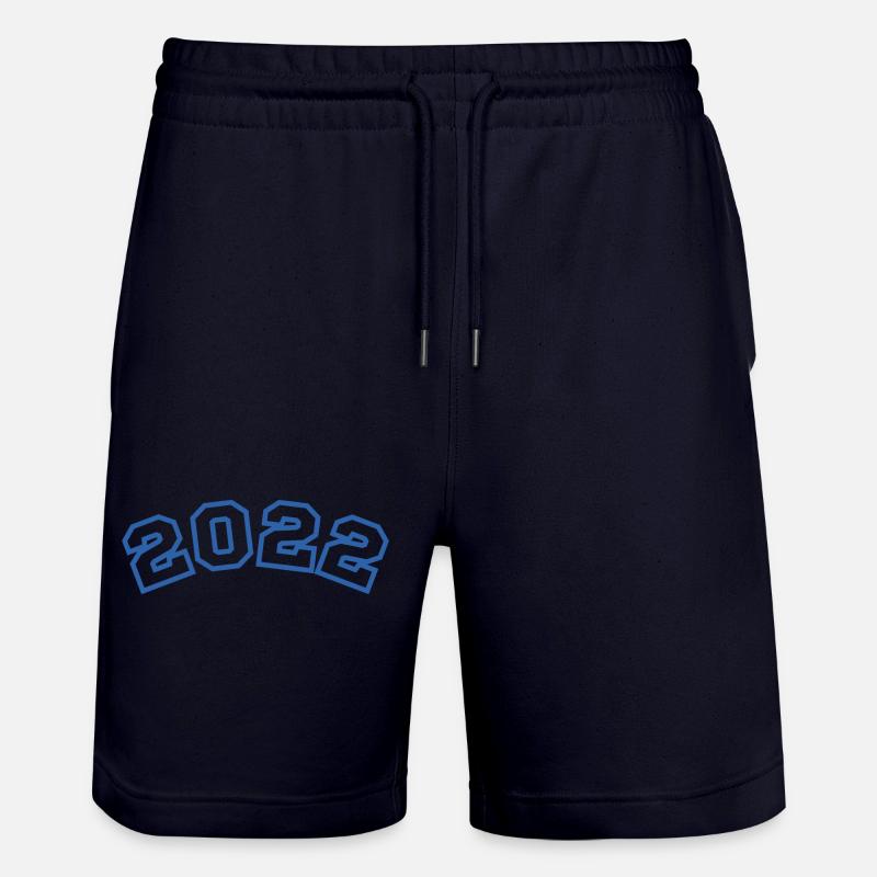 2022 bleu sport - Short de jogging bio TRAINER Stanley/Stella unisexe - marine foncé