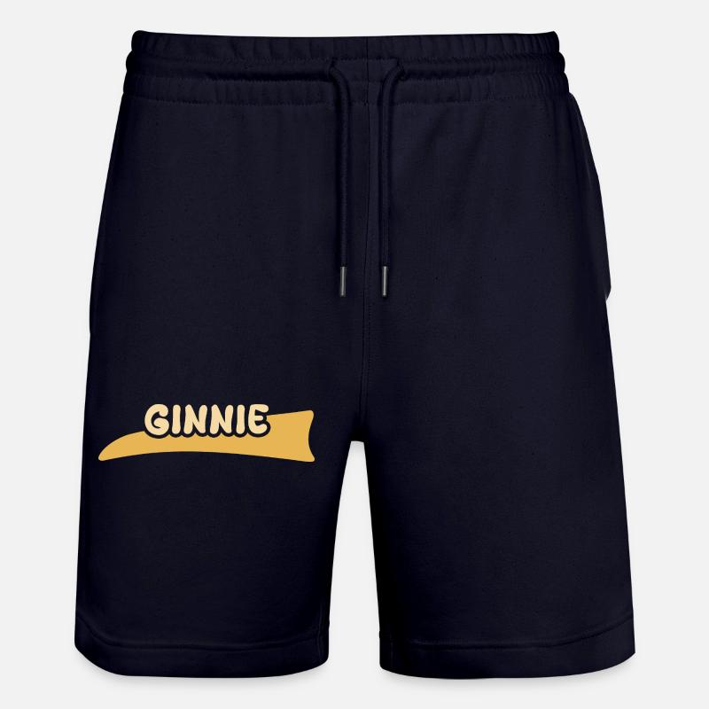 Ginnie comme prénom - Short de jogging bio TRAINER Stanley/Stella unisexe - marine foncé