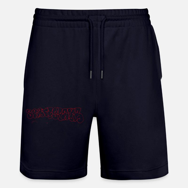 Bratislava - Capitale mondiale de l’art urbain - Short de jogging bio TRAINER Stanley/Stella unisexe - marine foncé