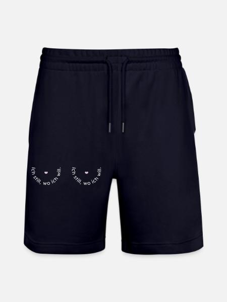 Ich still, wo ich will - Stanley/Stella Unisex Bio Joggingshorts Trainer - Dark navy