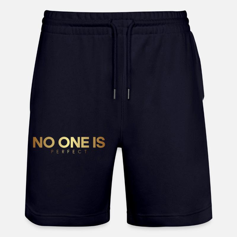 No One Is Perfect - Short de jogging bio TRAINER Stanley/Stella unisexe - marine foncé