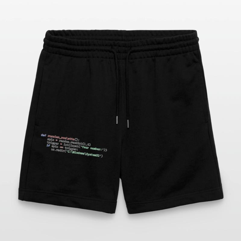 Python Russian Roulette Stanley/Stella Trainer Unisex Organic Jogging Shorts