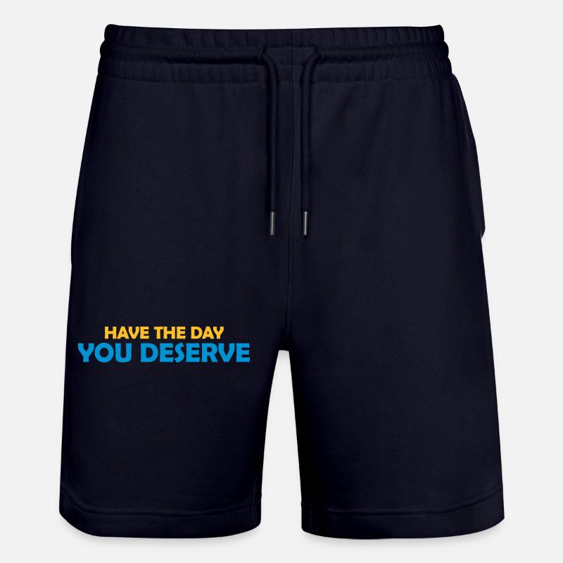 le jour que vous méritez - Short de jogging bio TRAINER Stanley/Stella unisexe - marine foncé