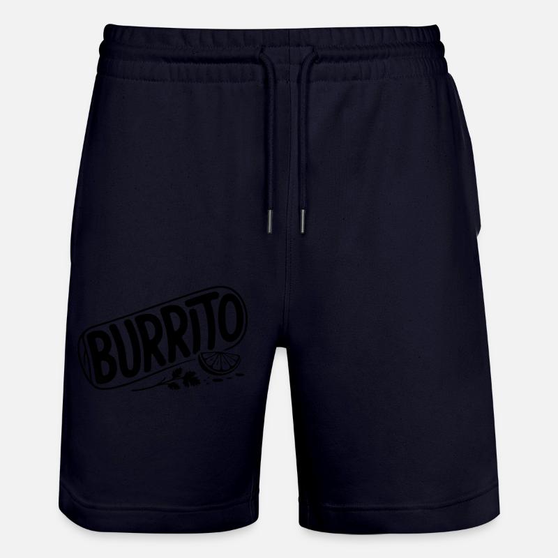 Burrito - Cool Dairy Logo - Short de jogging bio TRAINER Stanley/Stella unisexe - marine foncé