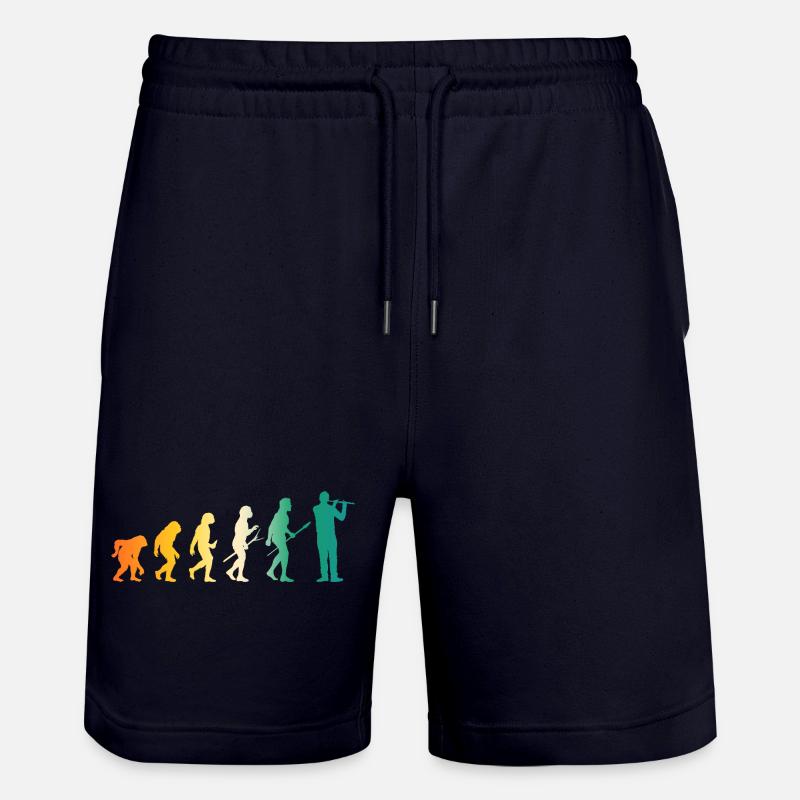 Flûtiste Evolution Flûte - Short de jogging bio TRAINER Stanley/Stella unisexe - marine foncé
