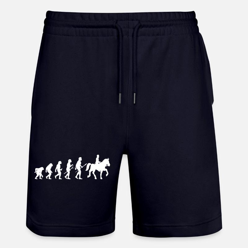 Monter des chevaux Evolution - Short de jogging bio TRAINER Stanley/Stella unisexe - marine foncé