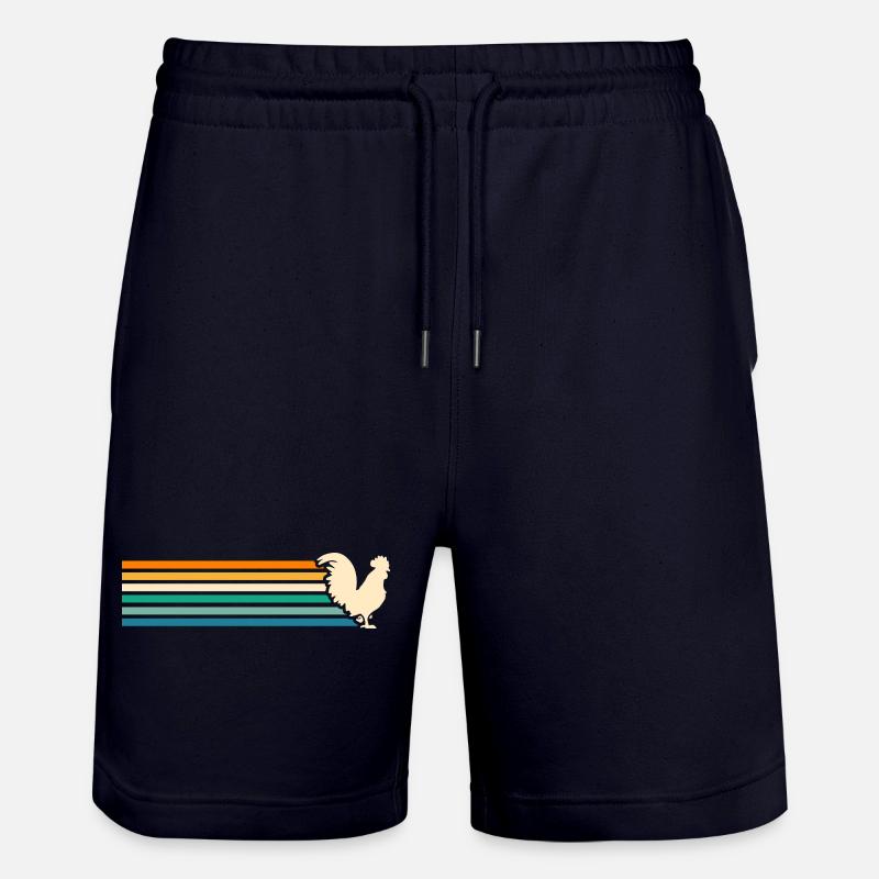 Poulet Coq - Short de jogging bio TRAINER Stanley/Stella unisexe - marine foncé