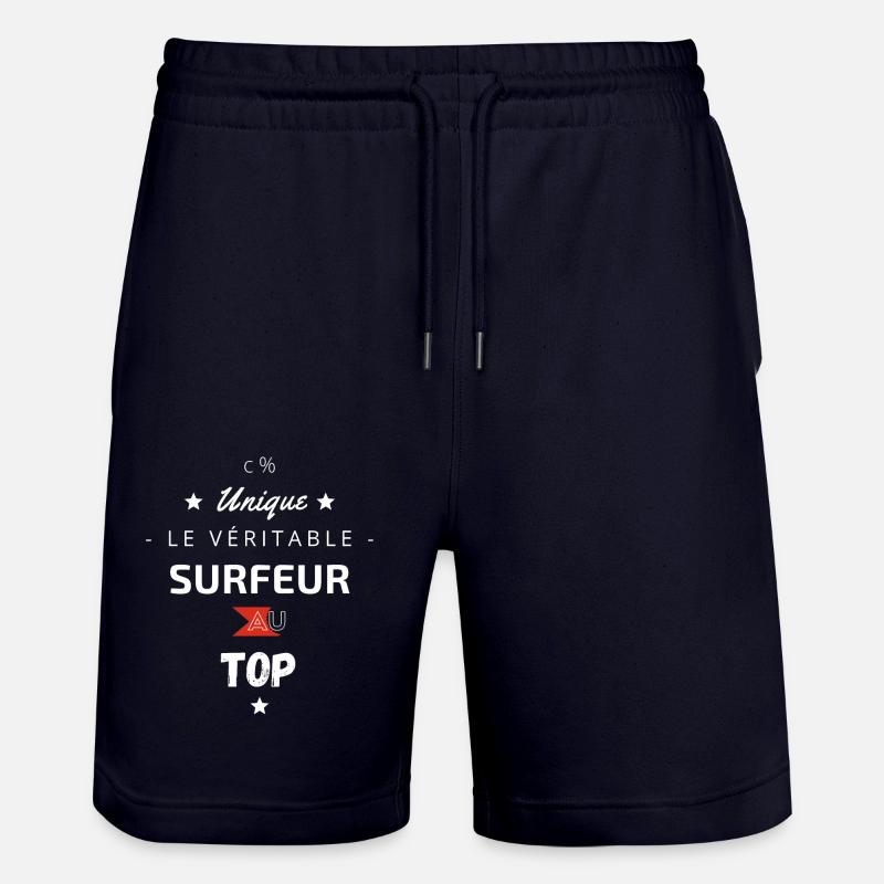 Le véritable surfeur au top - Short de jogging bio TRAINER Stanley/Stella unisexe - marine foncé