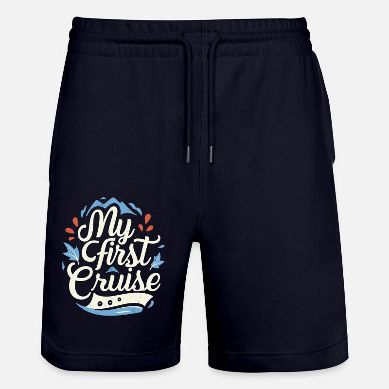 Ma première croisière 2024 - Short de jogging bio TRAINER Stanley/Stella unisexe - marine foncé