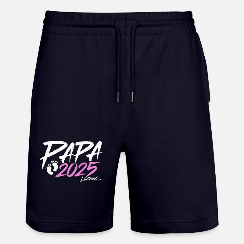 Papa 2025 loading - Stanley/Stella Unisex Bio Joggingshorts Trainer  - Dark navy