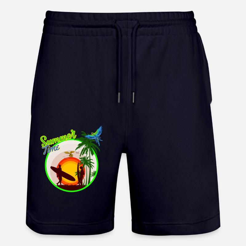 heure d'été - Short de jogging bio TRAINER Stanley/Stella unisexe - marine foncé
