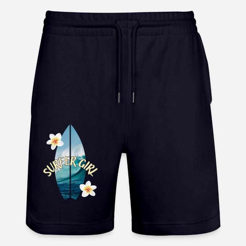 Fille surfeuse - Short de jogging bio TRAINER Stanley/Stella unisexe - marine foncé