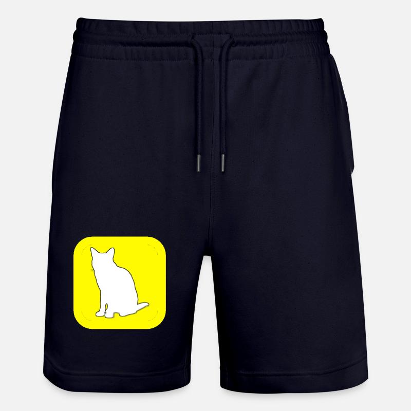 SnapChat (te) (jeu de mots français) - Short de jogging bio TRAINER Stanley/Stella unisexe - marine foncé
