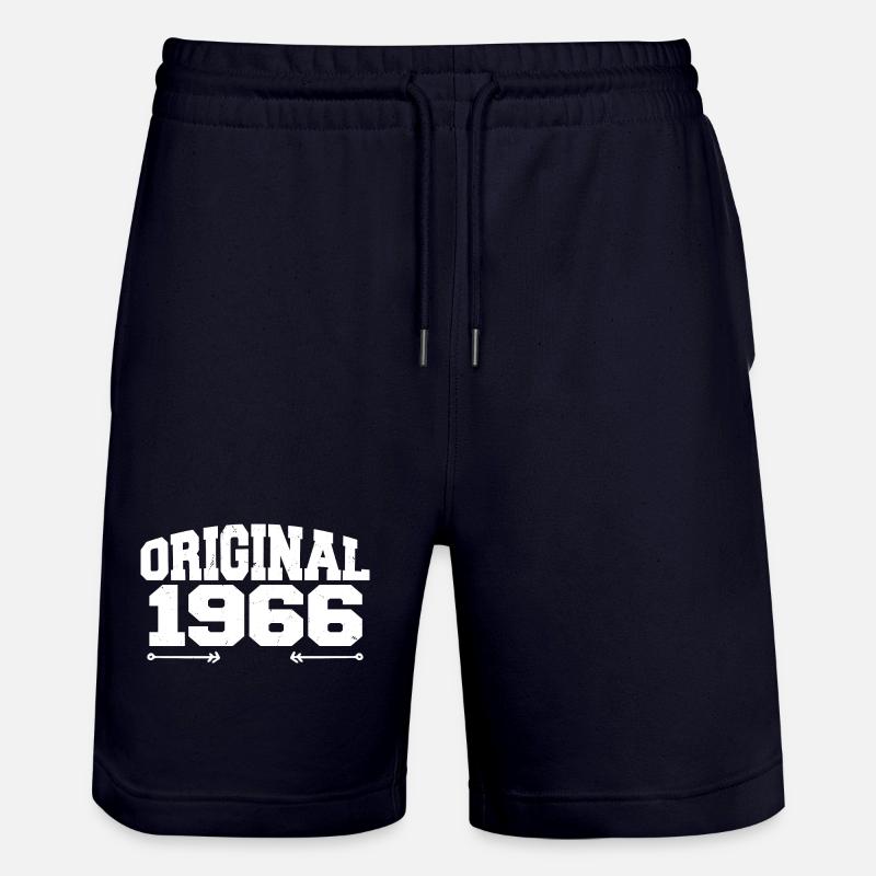 Original 1966 | Cadeau d’anniversaire 1966 - Short de jogging bio TRAINER Stanley/Stella unisexe - marine foncé