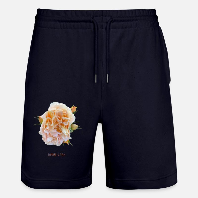 Floraison estivale2 - Short de jogging bio TRAINER Stanley/Stella unisexe - marine foncé