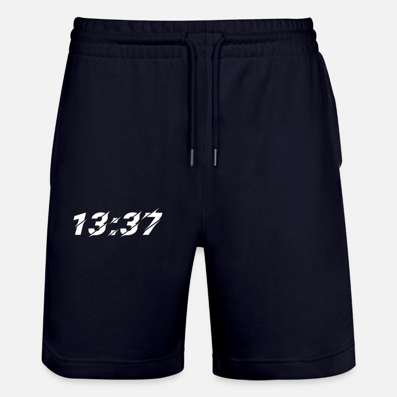 1337 élite - Short de jogging bio TRAINER Stanley/Stella unisexe - marine foncé