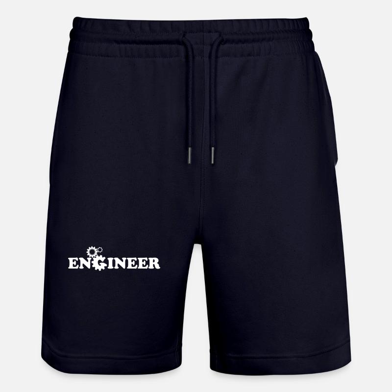 Engineer Process Engineer Wing - Stanley/Stella Trainer Unisex Organic Jogging Shorts - dark navy