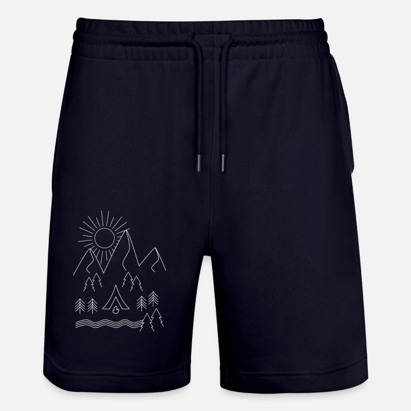 Camping - Short de jogging bio TRAINER Stanley/Stella unisexe - marine foncé