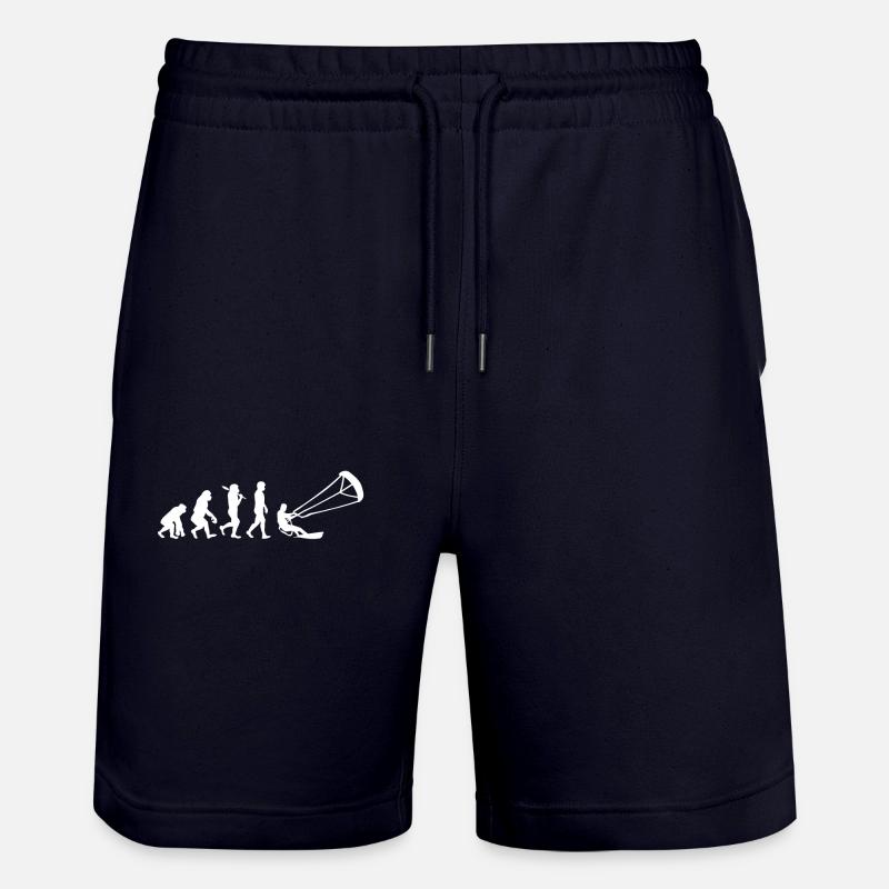 Evolution du kitesurf - Short de jogging bio TRAINER Stanley/Stella unisexe - marine foncé