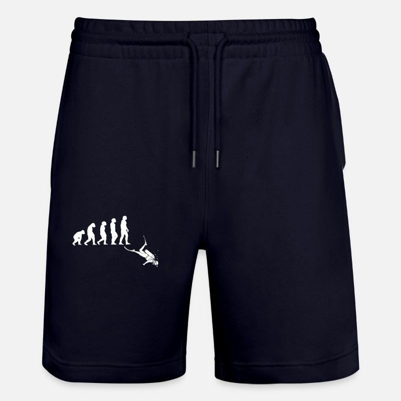 Taucher Evolution Tshirt - Stanley/Stella Unisex Bio Joggingshorts Trainer - Dark navy