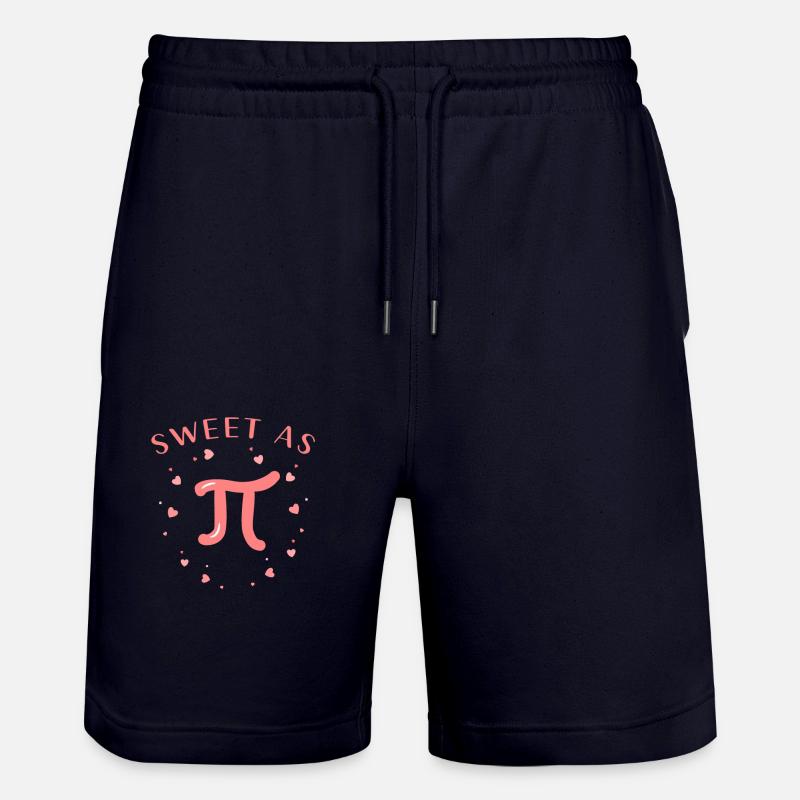 Pi math math saint valentin - Short de jogging bio TRAINER Stanley/Stella unisexe - marine foncé