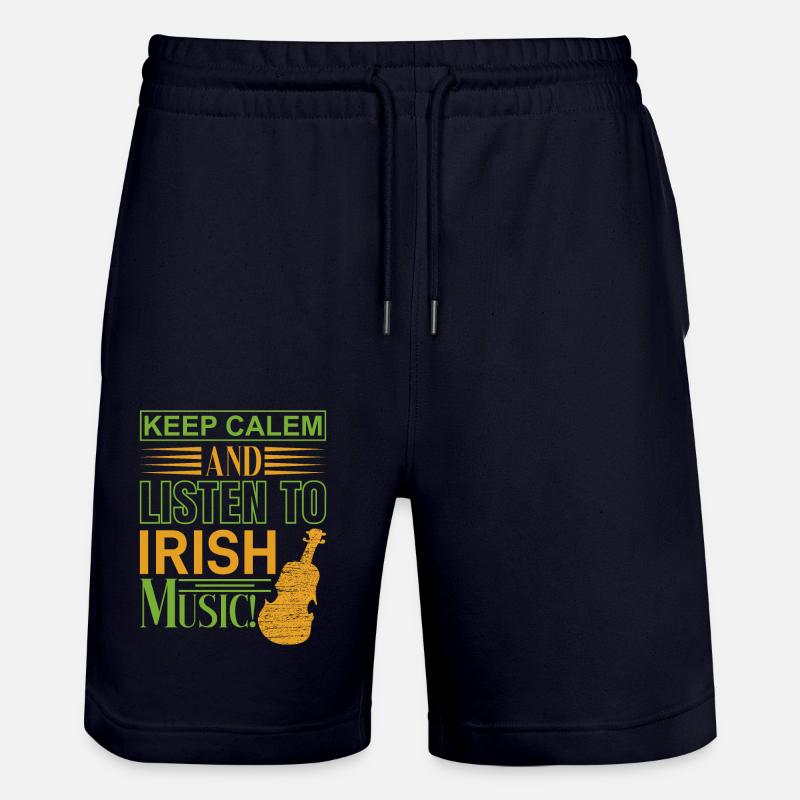 Keep Calm St. Patricks Day - Short de jogging bio TRAINER Stanley/Stella unisexe - marine foncé