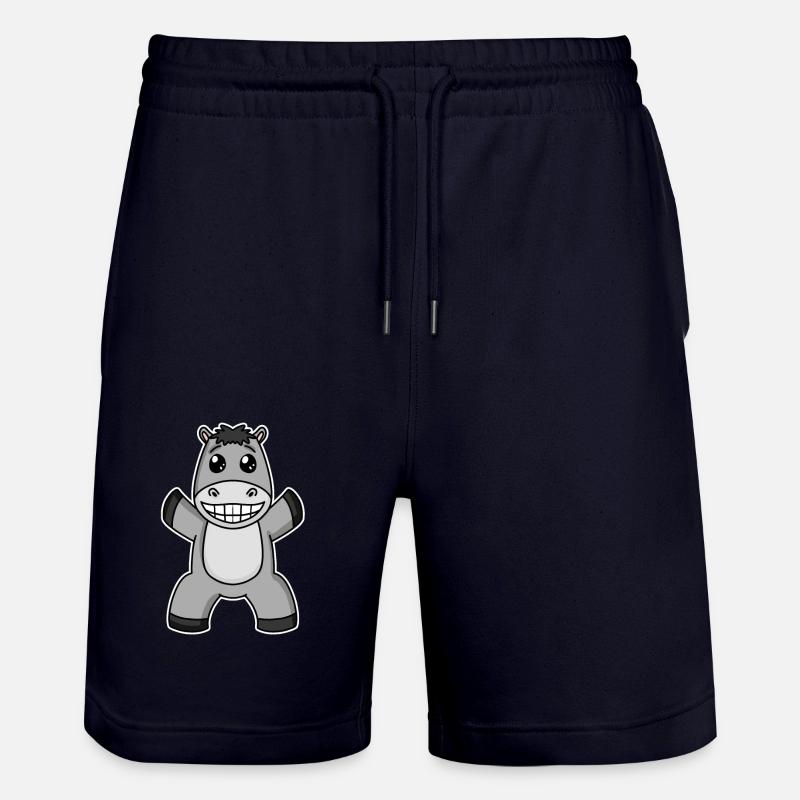 L’âne - Short de jogging bio TRAINER Stanley/Stella unisexe - marine foncé