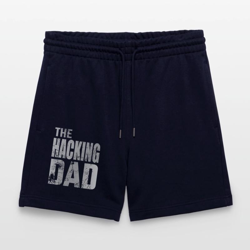 The Hacking Dad Hacker Father Papa Code Computer Stanley/Stella Trainer Unisex Organic Jogging Shorts