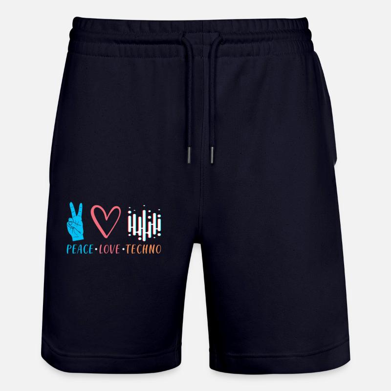 Techno - Stanley/Stella Unisex Bio Joggingshorts Trainer  - Dark navy
