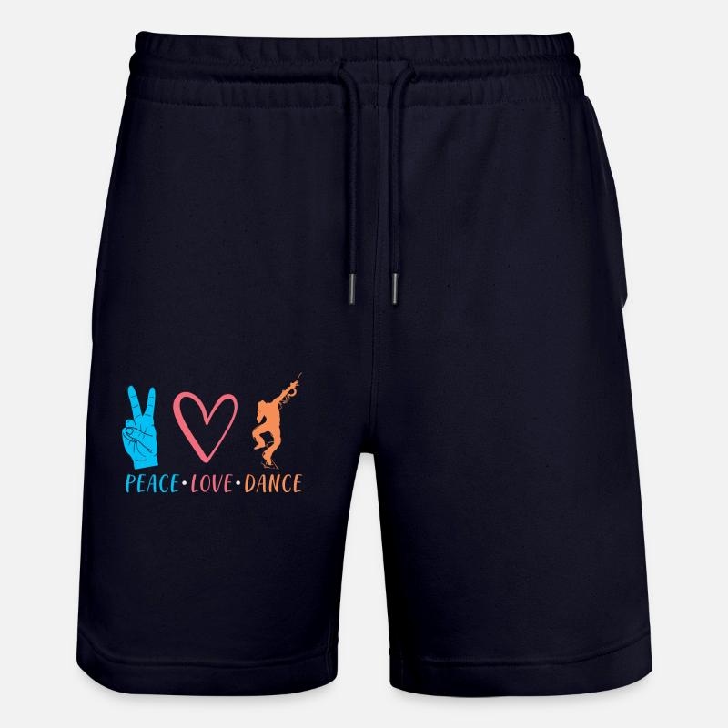 Tanzen Tänzer Geschenk - Stanley/Stella Unisex Bio Joggingshorts Trainer - Dark navy
