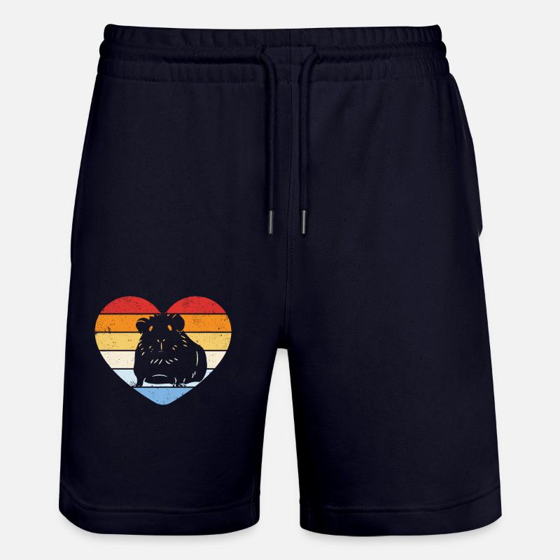 Cochons d’Inde millésimés - Short de jogging bio TRAINER Stanley/Stella unisexe - marine foncé