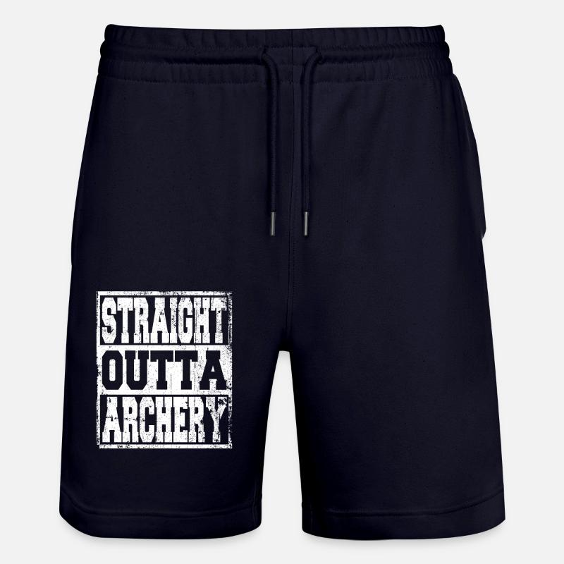 Tir à l’arc drôle - Short de jogging bio TRAINER Stanley/Stella unisexe - marine foncé