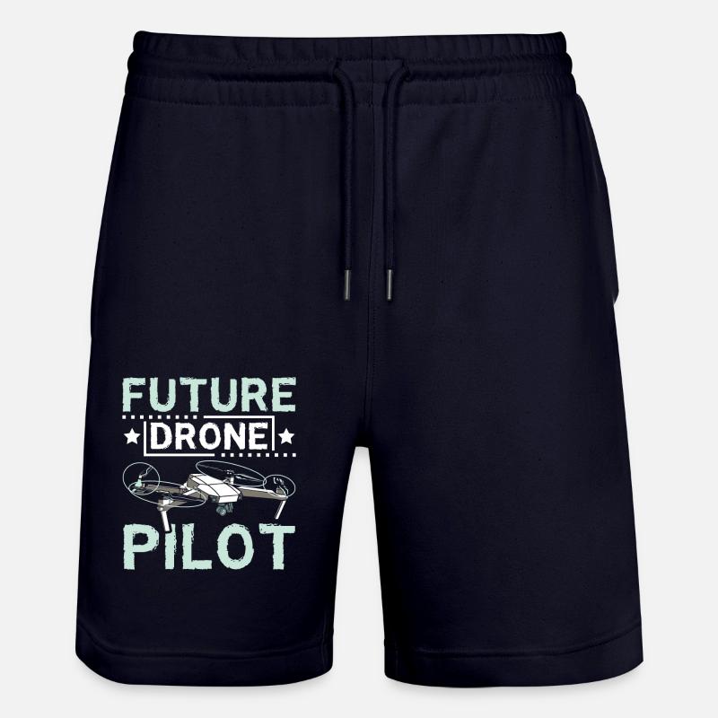 Futur pilote de drone - Short de jogging bio TRAINER Stanley/Stella unisexe - marine foncé